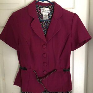 Karin Stevens Blazer & Skirt Set
